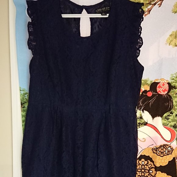 Forever 21 Navy Blue Dress